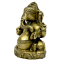 Brass Ganesh Sitting Idol KBH03749