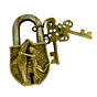 Brass Lady Lock KBH03796