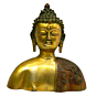 Brass Buddha Face Wall Hanging KBH03850