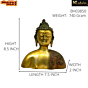 Brass Buddha Face Wall Hanging KBH03850