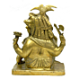 Brass Paghdi  Ganesh Idol KBH03877
