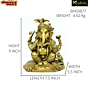 Brass Paghdi  Ganesh Idol KBH03877