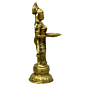 Brass Deep Lady Statue KBH03901