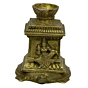 Brass Tulasi Kyara Design Incense Holder Dhoop Dani KBH03915