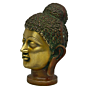 Brass Buddha Face Statue KBH03918