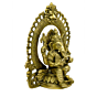 Brass Kaman Ganesh Idol KBH03937