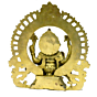 Brass Kaman Ganesh Idol KBH03937