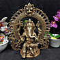 Brass Kaman Ganesh Idol KBH03937