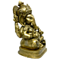 Brass Ganesh Sitting Idol KBH03960