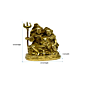 Brass Shiv Family Idol KBH03990