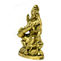 Brass Saraswati Sitting on Kamal Idol KBH03999