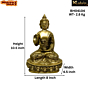 Brass Gautam Buddha Statue KBH04104