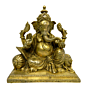 Brass Takiya Ganesh Idol KBH04105