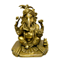 Brass Paghadi Ganesh Idol KBH04108