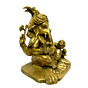 Brass Paghadi Ganesh Idol KBH04108
