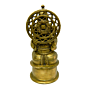 Brass Ganesh Round Base Idol KBH04110