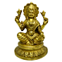 Brass Laxmi Sitting Idol KBH04111
