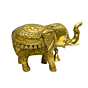 Brass Elephant Figurine KBH04113