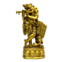 Brass Krishna Standing Idol KBH04128