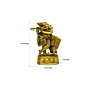Brass Krishna Standing Idol KBH04128