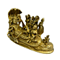 Brass Vishnu Family Idol KBH04129