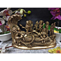 Brass Vishnu Family Idol KBH04129