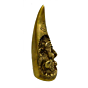 Brass Ganesh on Teeth Idol KBH04198