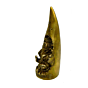 Brass Ganesh on Teeth Idol KBH04198