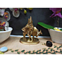 Brass Krishna With Cow Idol KBH04225