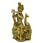 Brass Krishna Sitting Idol KBH04247