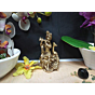 Brass Krishna Sitting Idol KBH04247