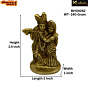 Brass Radha Krishna Idol KBH04262