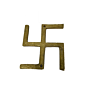 Brass Swastik Wall Hanging KBH04292