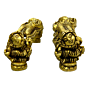 Brass Lady Door Handle KBH04367