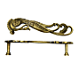Brass Peacock Door Handle KBH04369