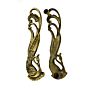 Brass Peacock Door Handle KBH04369