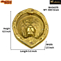 Brass Lion Face Door Knocker KBH04375