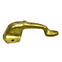 Brass Elephant Face Door Handle KBH04378