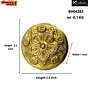 Brass Flower Door Designer KBH04383