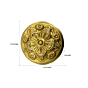 Brass Flower Door Designer KBH04383