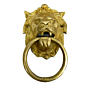 Brass Lion Face Door knoker 7 Inch KBH04384