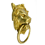 Brass Lion Face Door knoker 7 Inch KBH04384