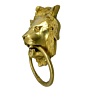 Brass Lion Face Door knoker 7 Inch KBH04384