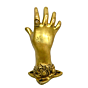 Brass Hand Door Handle KBH04386