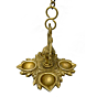 Brass Peacock Hanging Divi KBH04396