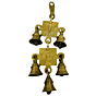 Brass Ganesh Bell Hanging KBH04412