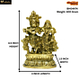 Brass Radha Krishna Standing KBH04474