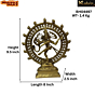 Brass Nataraj Statue Idol KBH04497