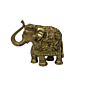 Brass Small Elephant Figurine KBH04502