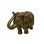 Brass Small Elephant Figurine KBH04502